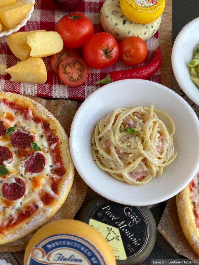 Итальянский стол — Кукольная миниатюра своими руками: еда (фото 7)