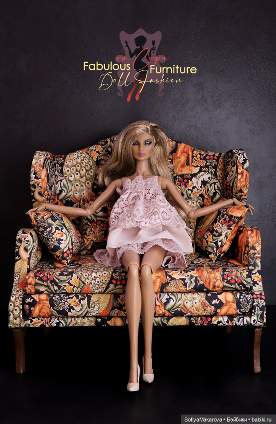 Винтажные кресла и диваны для кукол (фото 8)