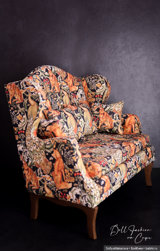 Винтажные кресла и диваны для кукол (фото 9)
