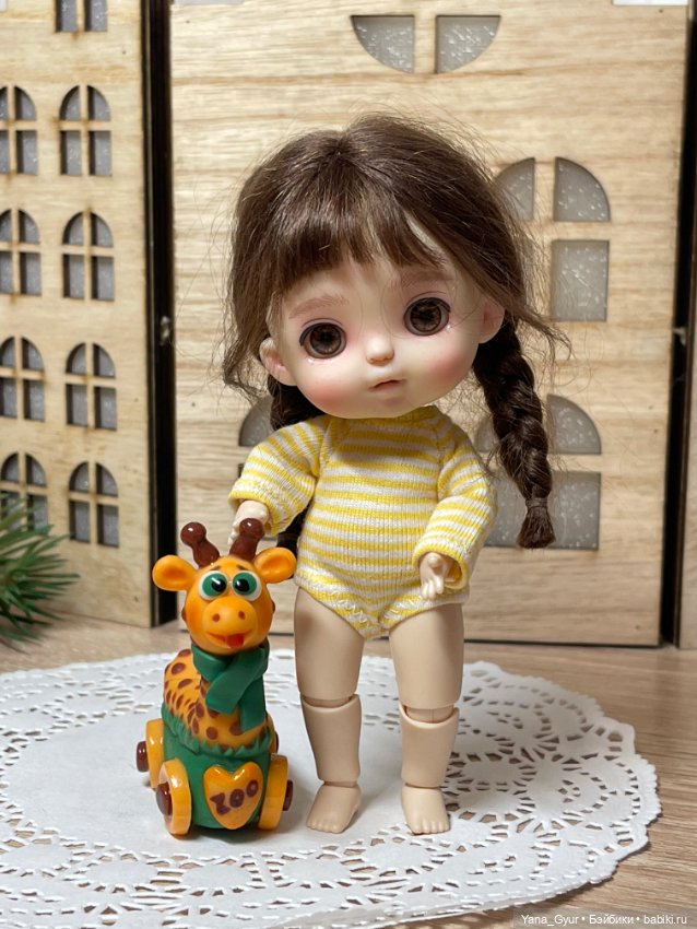 История о том, как родился забавный жирафик zoo для куколки (фото 2)