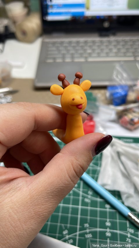 История о том, как родился забавный жирафик zoo для куколки (фото 4)