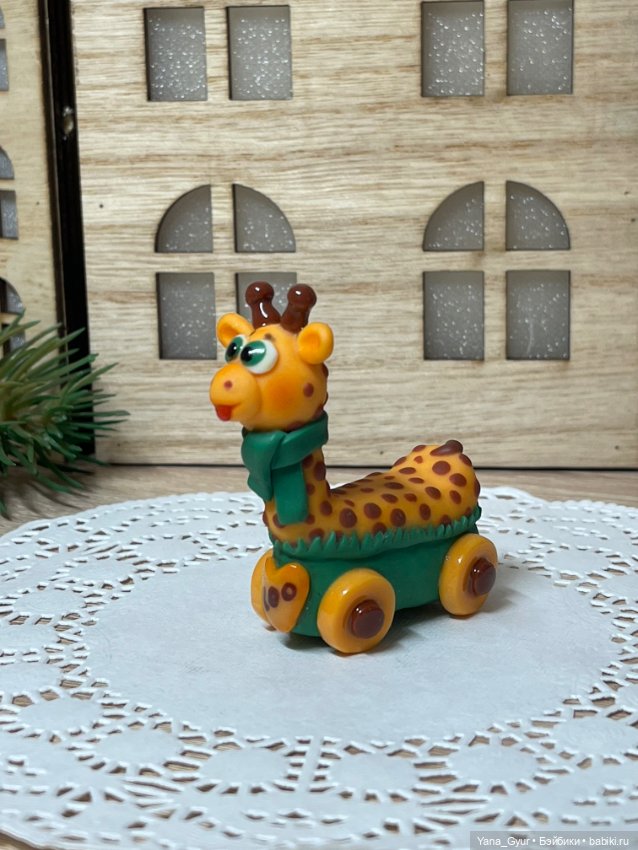 История о том, как родился забавный жирафик zoo для куколки (фото 6)