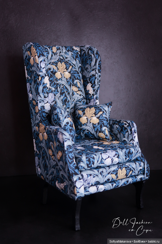 Винтажные кресла и диваны для кукол (фото 2)