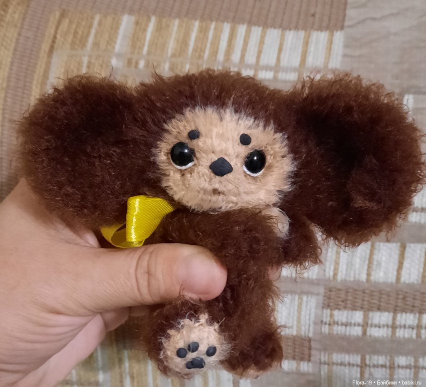 Мини Чебурашечка — Вязаные игрушки и амигуруми: крючком (фото 4)