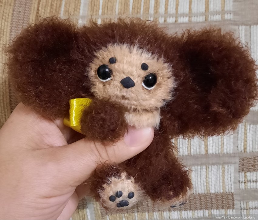 Мини Чебурашечка — Вязаные игрушки и амигуруми: крючком