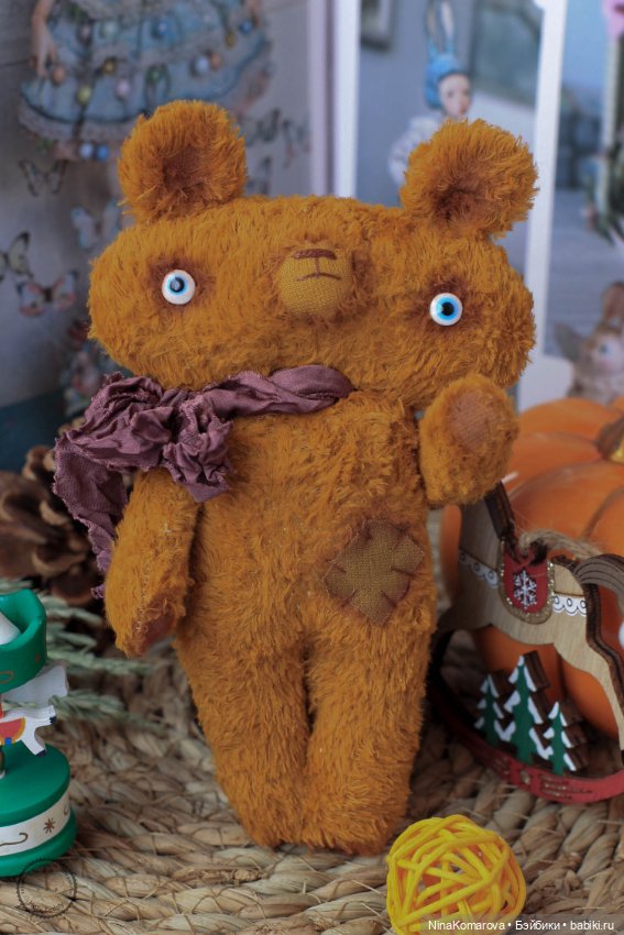 Мишка Crazy Boo Vintage — Авторские мишки Тедди и друзья: фото (фото 2)