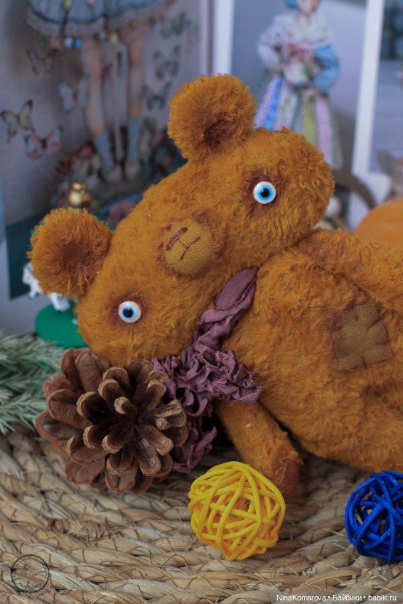 Мишка Crazy Boo Vintage — Авторские мишки Тедди и друзья: фото (фото 3)