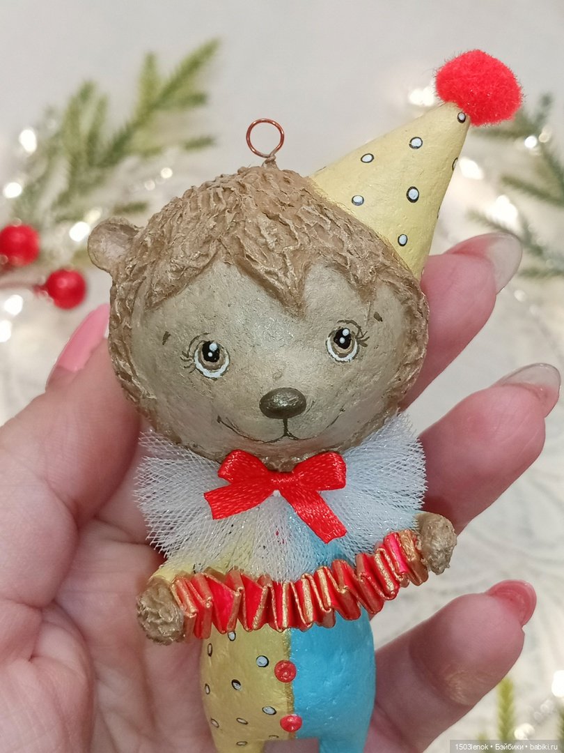 Мишки - дубль 2 — Лепка авторских игрушек и папье (фото 5)