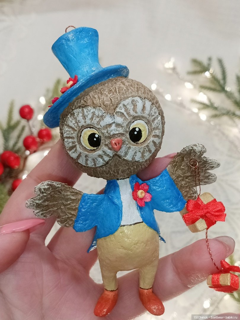 Цирк (фокусники) — Лепка авторских игрушек и папье (фото 9)