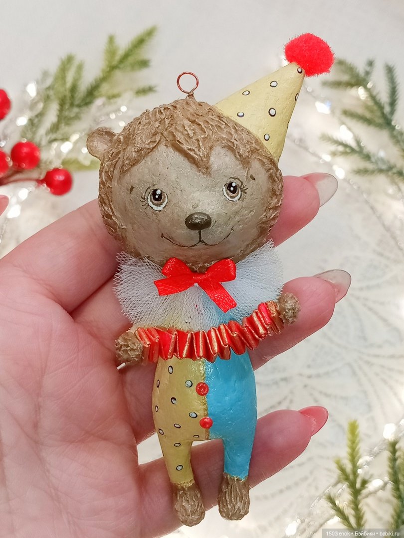 Мишки - дубль 2 — Лепка авторских игрушек и папье (фото 2)