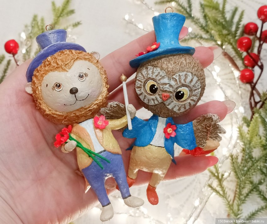 Цирк (фокусники) — Лепка авторских игрушек и папье