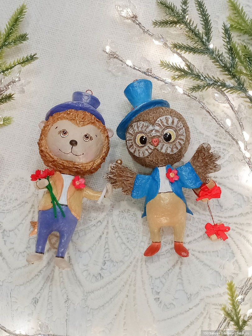 Цирк (фокусники) — Лепка авторских игрушек и папье