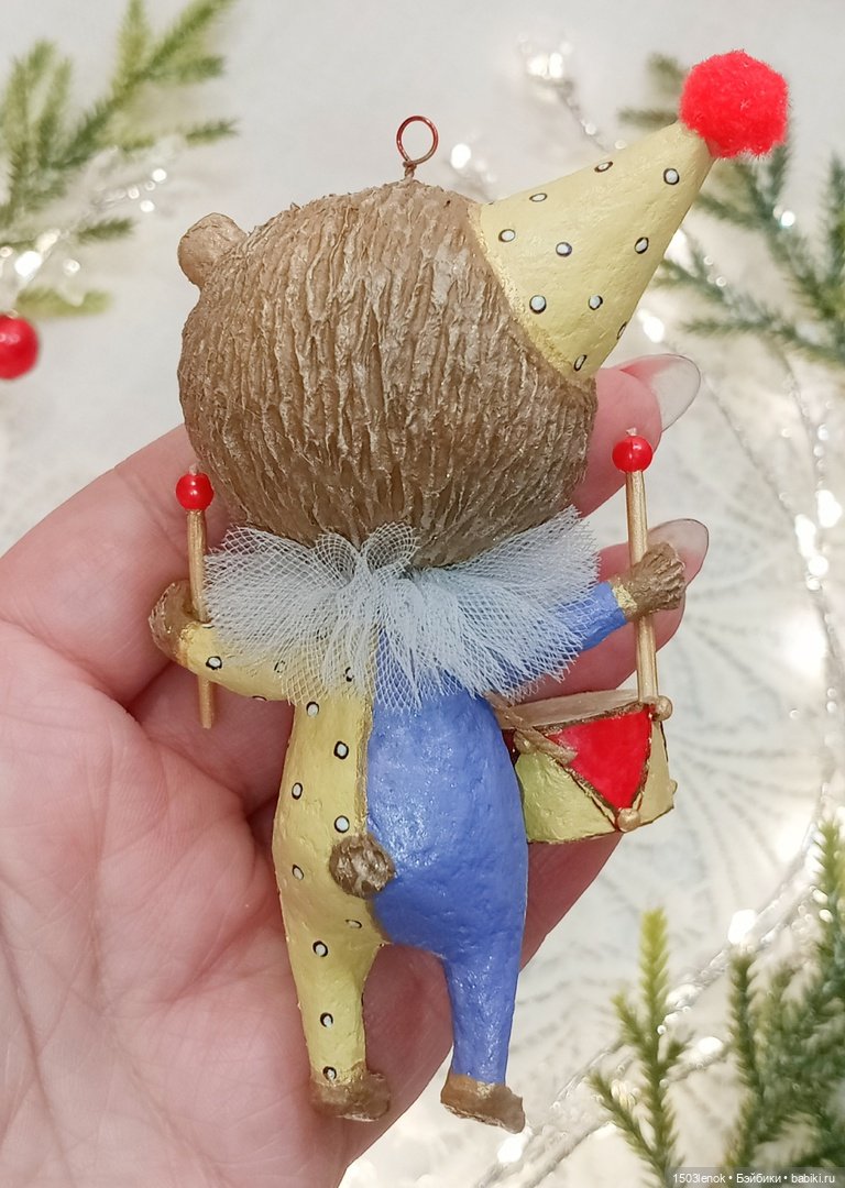 Мишки - дубль 2 — Лепка авторских игрушек и папье (фото 9)