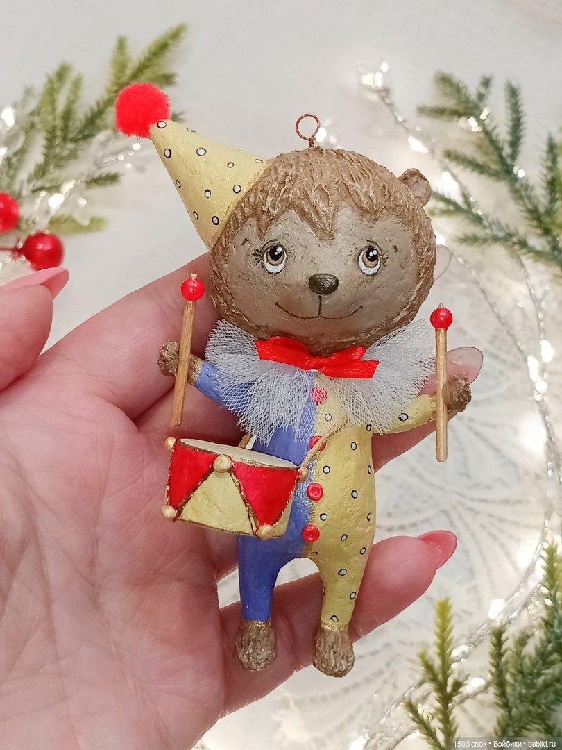 Мишки - дубль 2 — Лепка авторских игрушек и папье (фото 7)