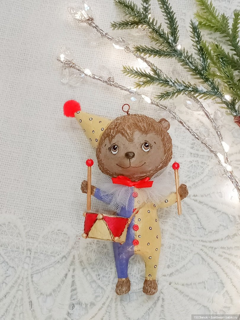 Мишки - дубль 2 — Лепка авторских игрушек и папье (фото 6)