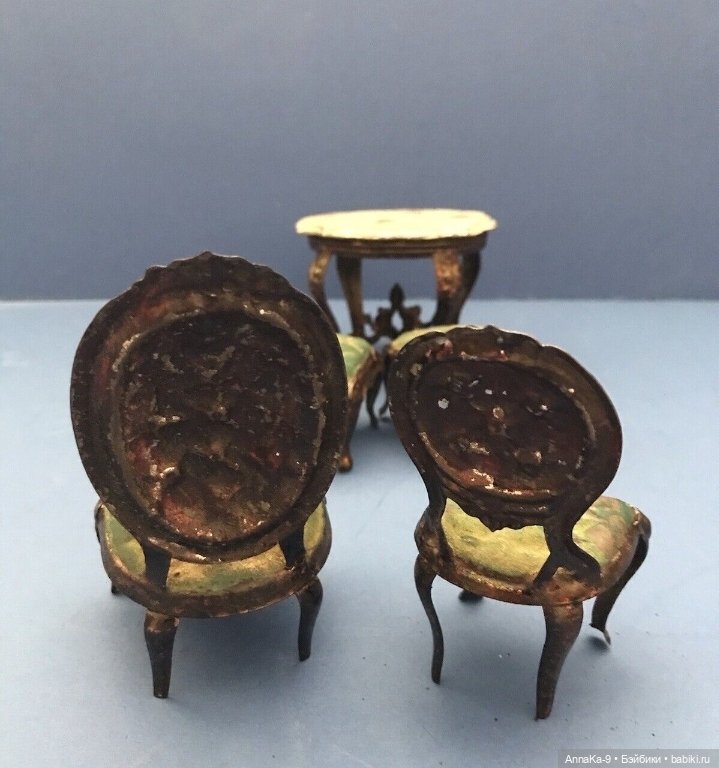 Rock & Graner антикварная кукольная мебель из металла