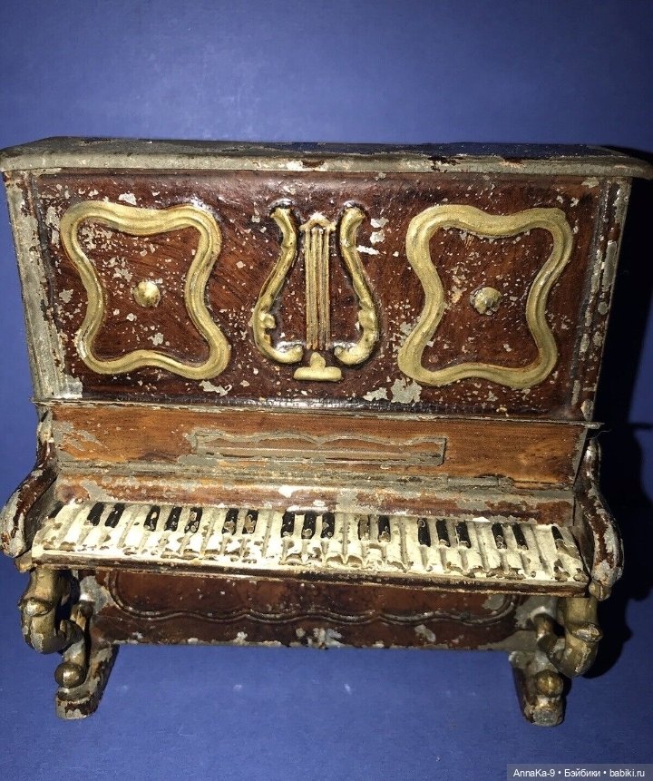 Rock & Graner антикварная кукольная мебель из металла