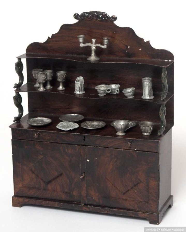 Rock & Graner антикварная кукольная мебель из металла