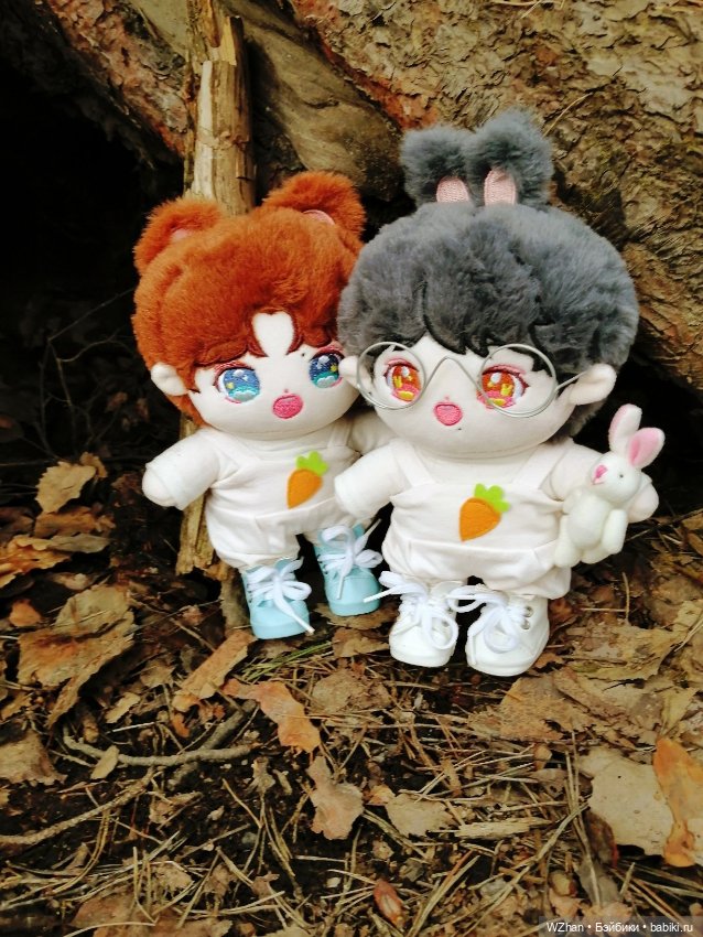 Плюшики зайка и львенок — Игровые куклы разных производителей (Разное): редкие бренды (фото 2)
