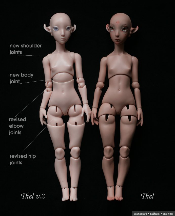 Тэль вер.2 - предзаказ — Куклы Bardo Research (Оксана Геец): российские BJD (БЖД) (фото 2)