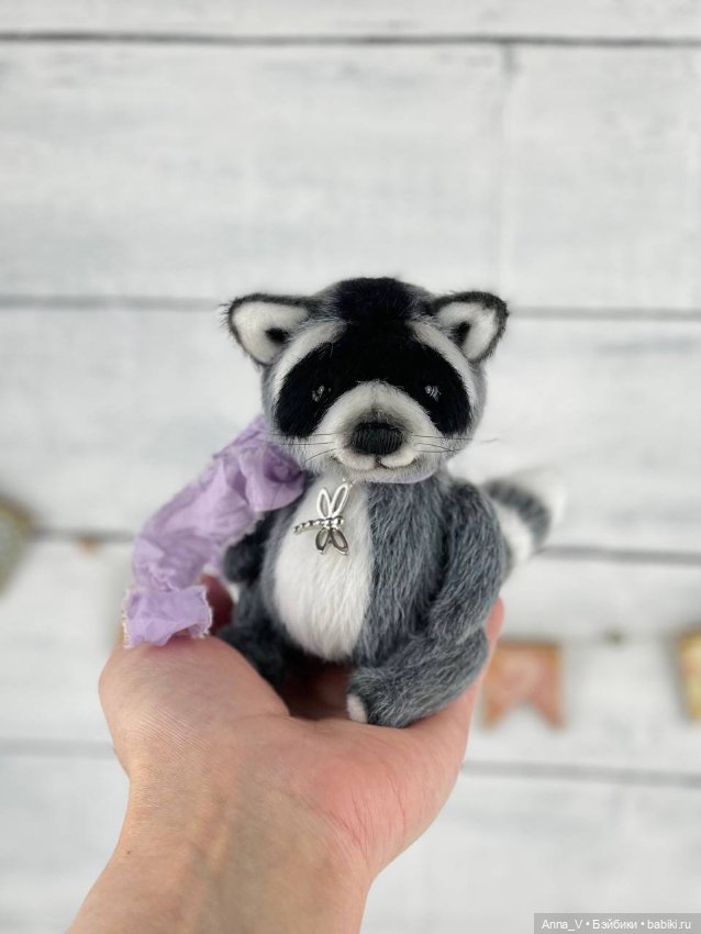 Тедди енот Стеша — Авторские мишки Тедди и друзья: фото