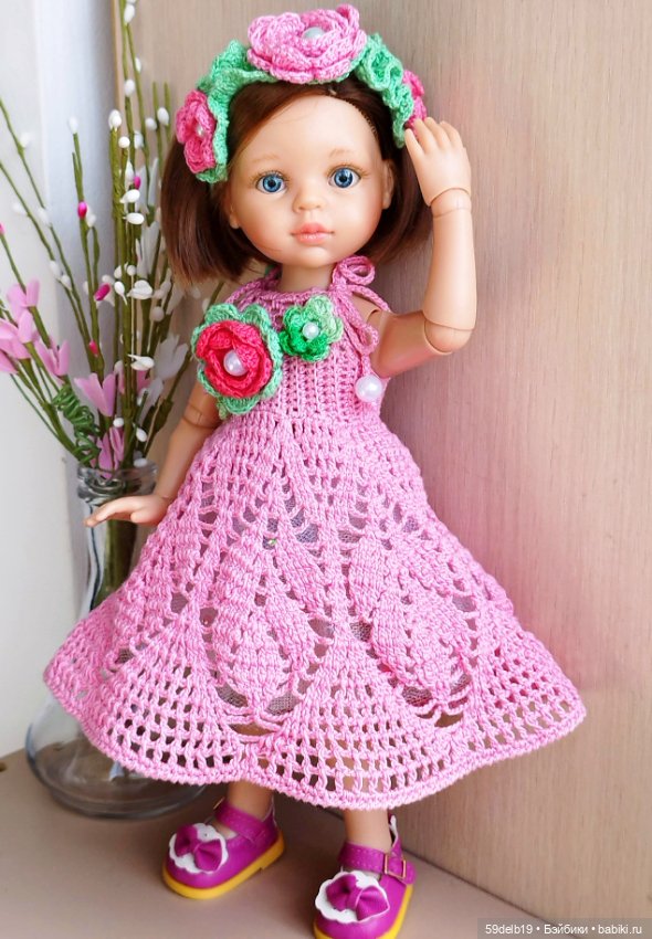 Роза прекрасна как Весна — Одежда и обувь для кукол своими руками: фото (фото 9)