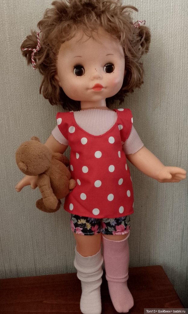 Пеппи Длинный Чулок — Советские винтажные куклы (СССР): Ленигрушка (фото 2)