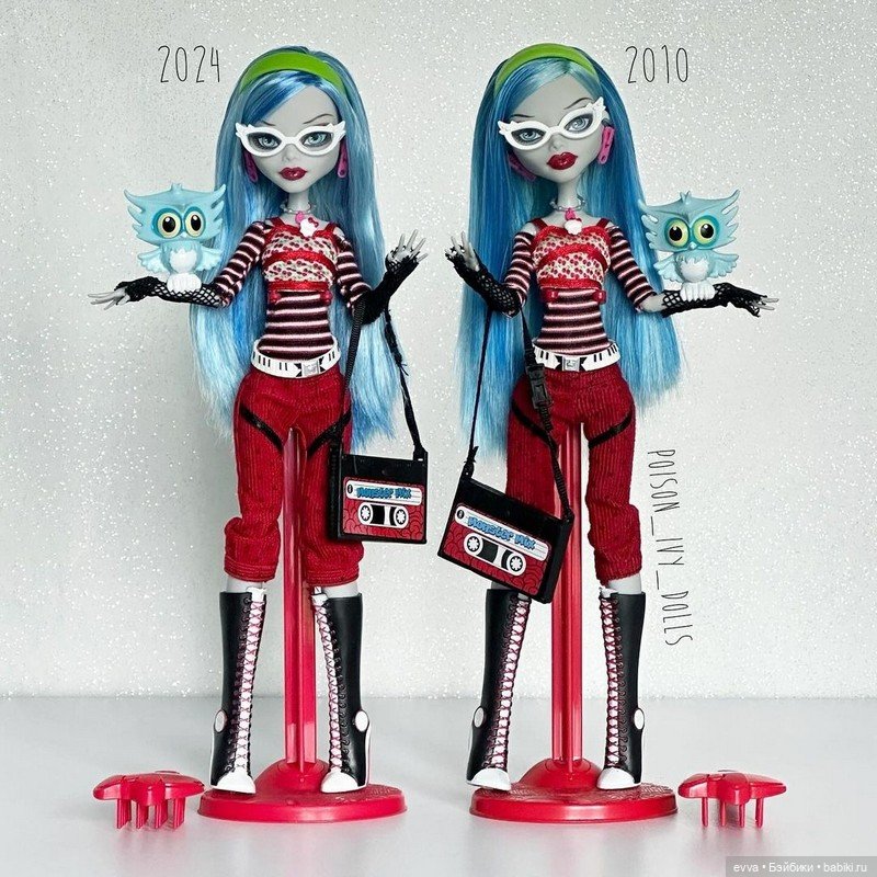 Сравнение базовой Клео и Гулии 2010 года выпуска и её репродукции