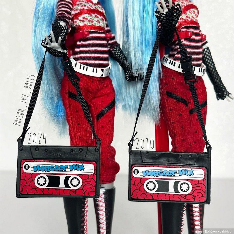 Сравнение базовой Клео и Гулии 2010 года выпуска и её репродукции