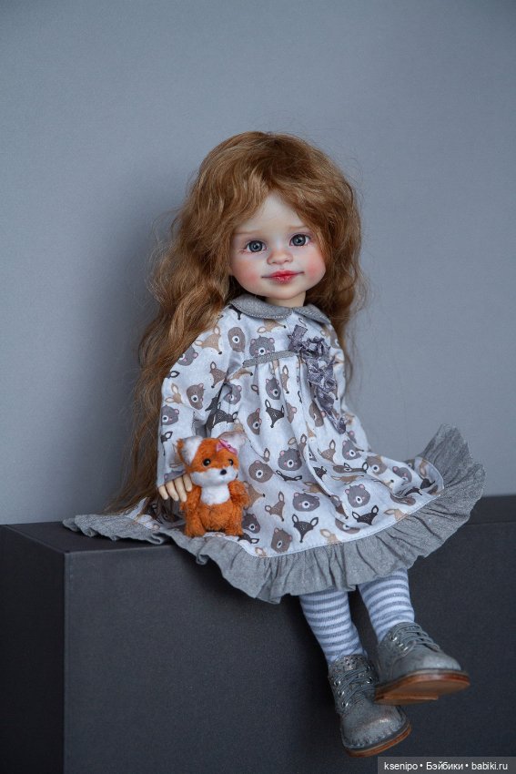 Лисёнок 🦊 ООАК куколки Паола Рейна Paola Reina (фото 4)
