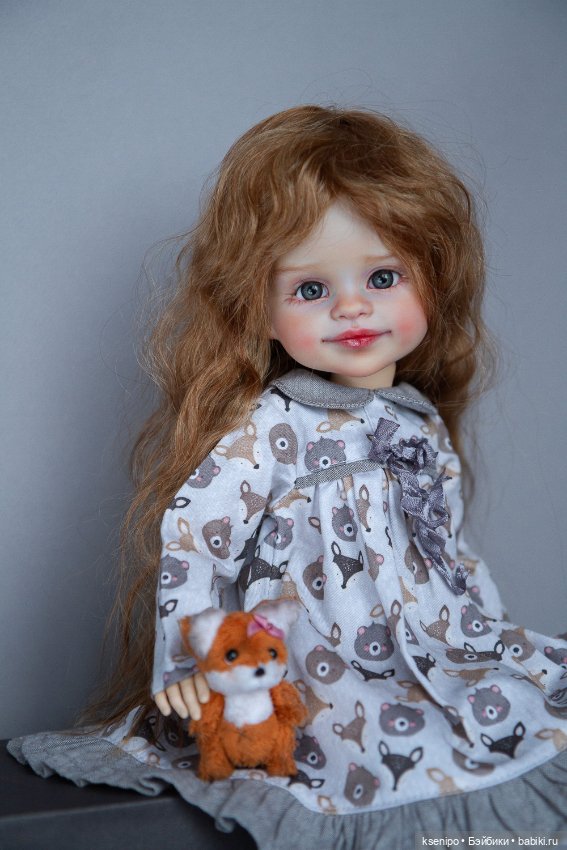 Лисёнок 🦊 ООАК куколки Паола Рейна Paola Reina (фото 5)