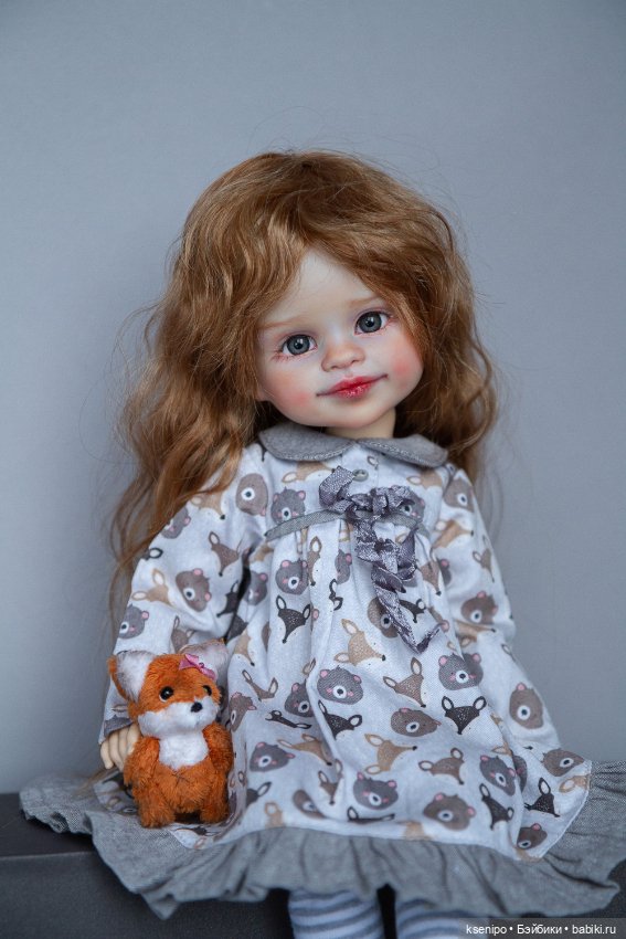 Лисёнок 🦊 ООАК куколки Паола Рейна Paola Reina (фото 6)