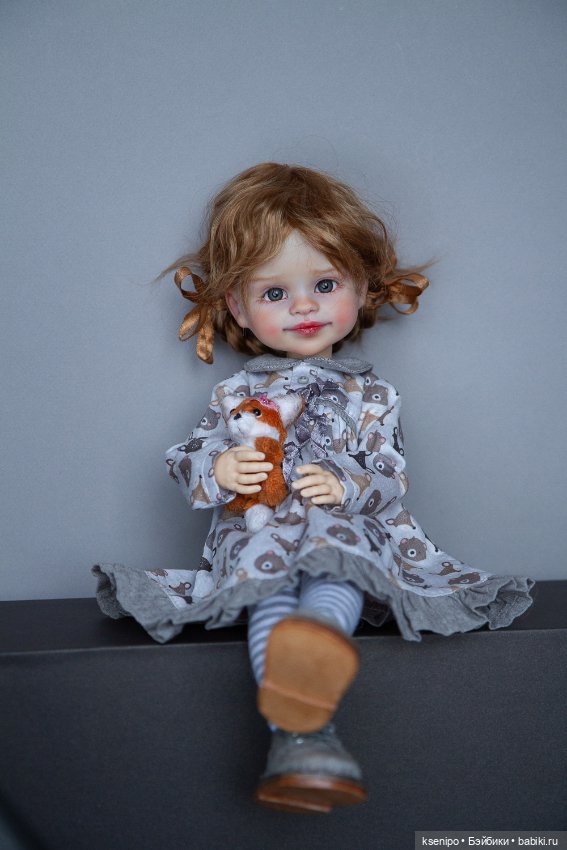 Лисёнок 🦊 ООАК куколки Паола Рейна Paola Reina (фото 3)