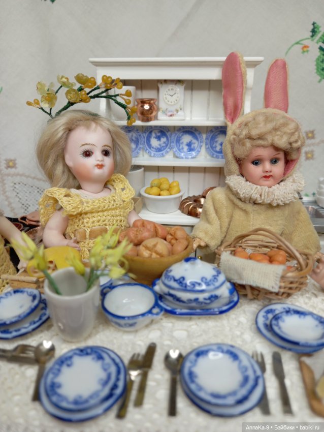 Встречаем весну — Антикварные куклы Mignonette (Миньонетта): карманные (фото 2)