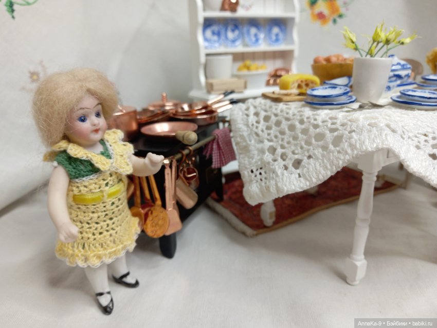 Встречаем весну — Антикварные куклы Mignonette (Миньонетта): карманные (фото 4)
