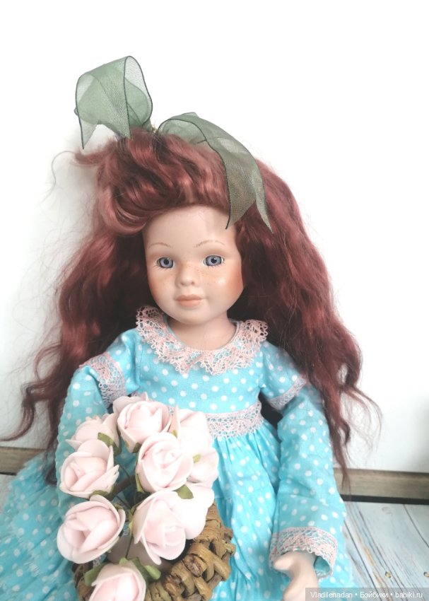 Переделка фарфоровой куклы. Финал (фото 5)