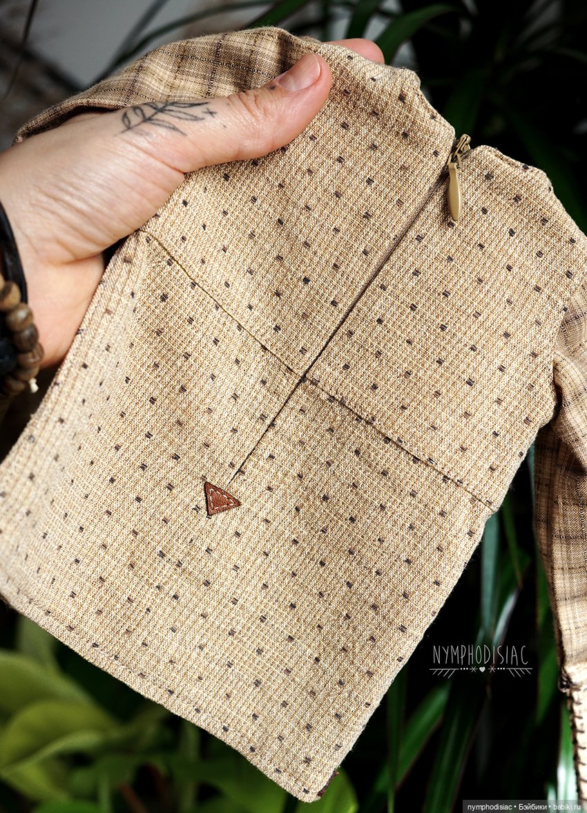 Авторский наряд в стиле hobbitcore для SD мальчика (фото 4)