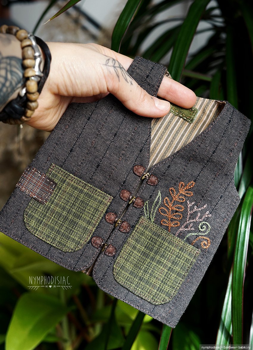 Авторский наряд в стиле hobbitcore для SD мальчика (фото 10)