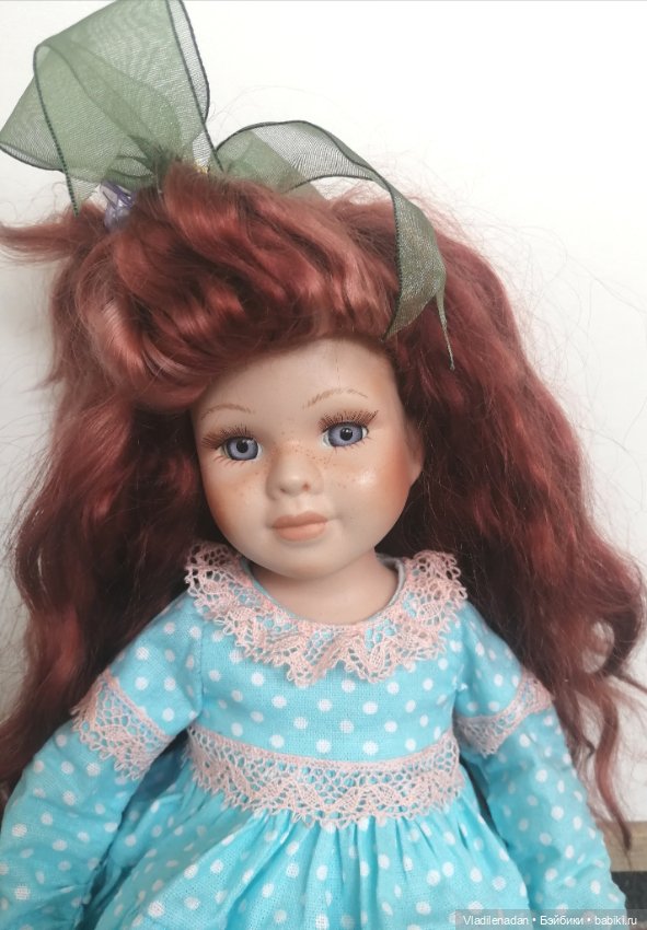 Переделка фарфоровой куклы. Финал (фото 9)