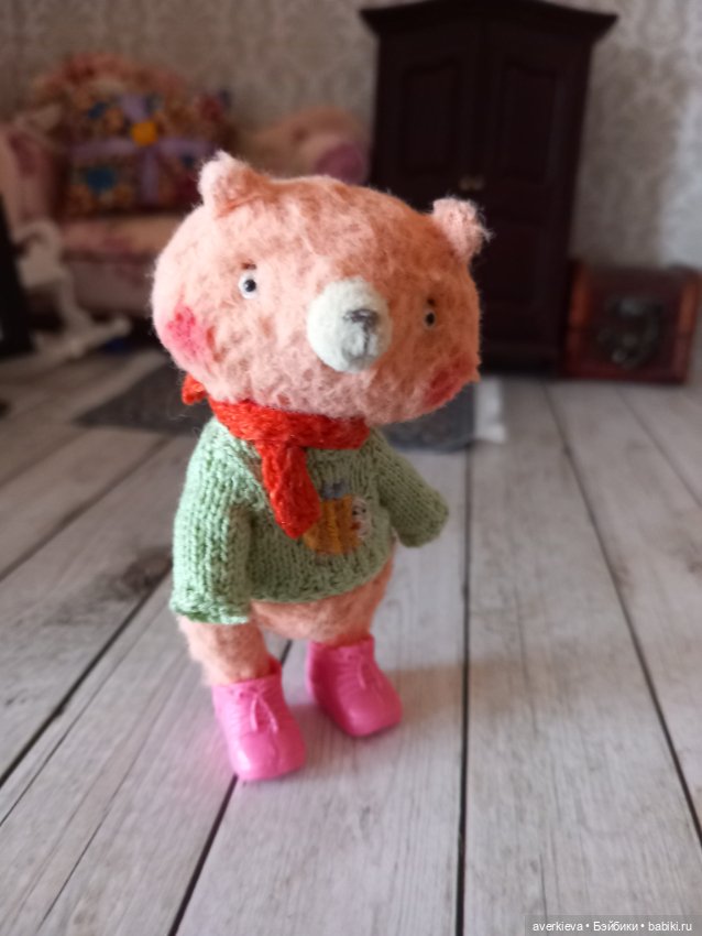 Пинки или Зефирка — Авторские мишки Тедди и друзья: фото (фото 7)
