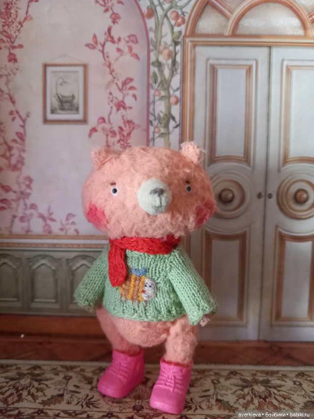 Пинки или Зефирка — Авторские мишки Тедди и друзья: фото (фото 9)