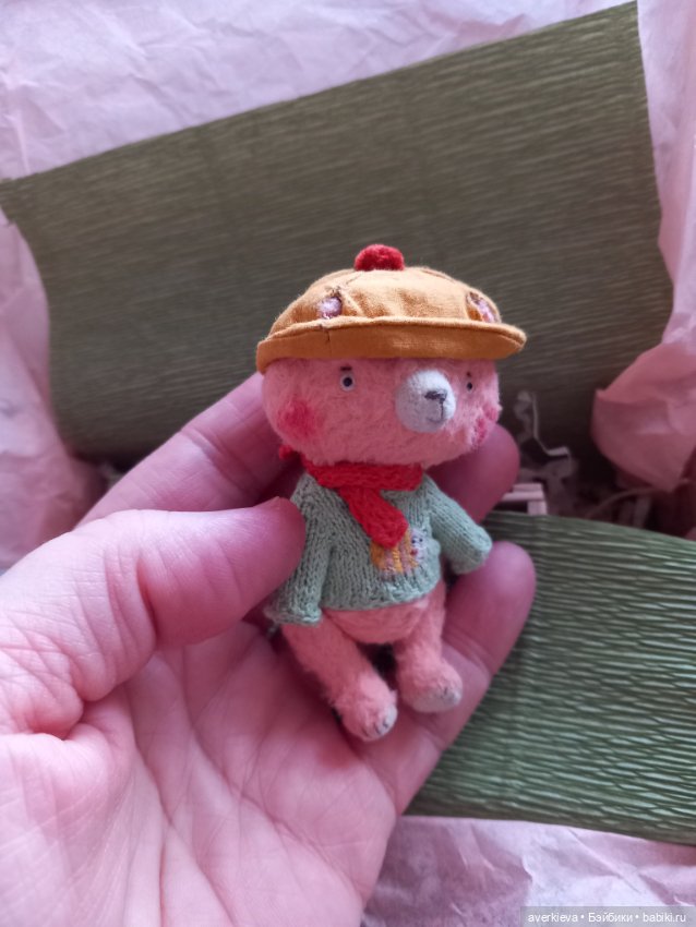 Пинки или Зефирка — Авторские мишки Тедди и друзья: фото (фото 6)