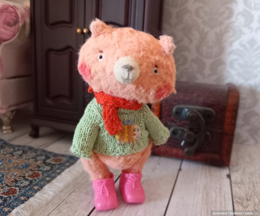 Пинки или Зефирка — Авторские мишки Тедди и друзья: фото (фото 8)