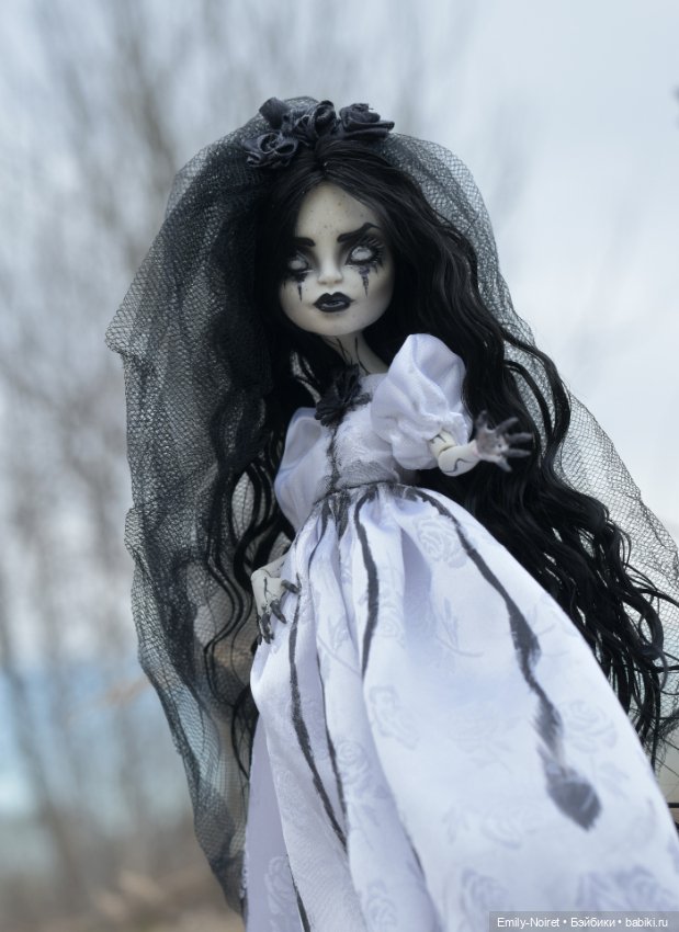 Плакальщица — ООАК Monster High и Ever After High: репейнт (фото 5)