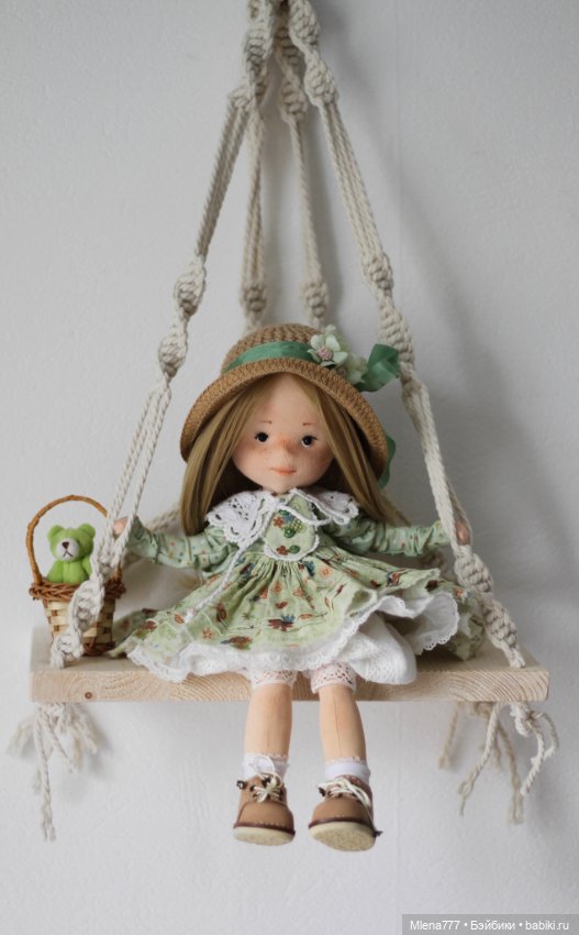 Весенние качели — Авторские текстильные куклы: Вальдорфские (фото 4)