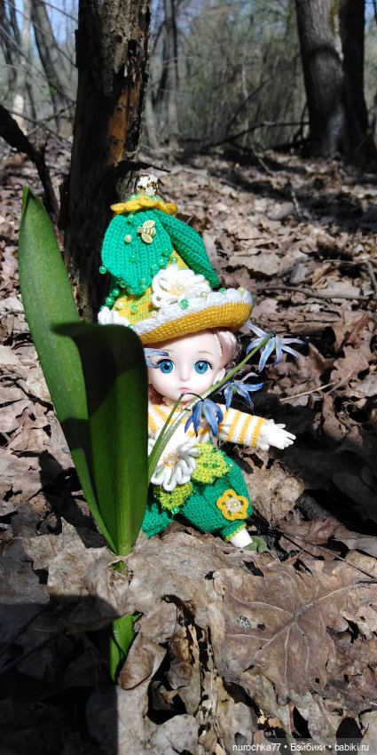 Цветочная Гномочка в весеннем лесу (фото 10)