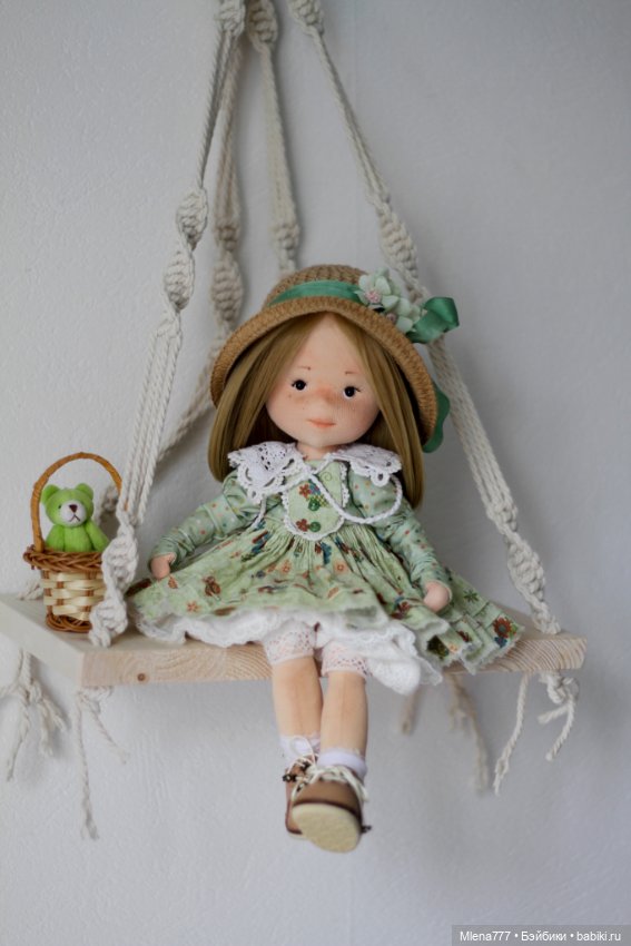 Весенние качели — Авторские текстильные куклы: Вальдорфские (фото 6)