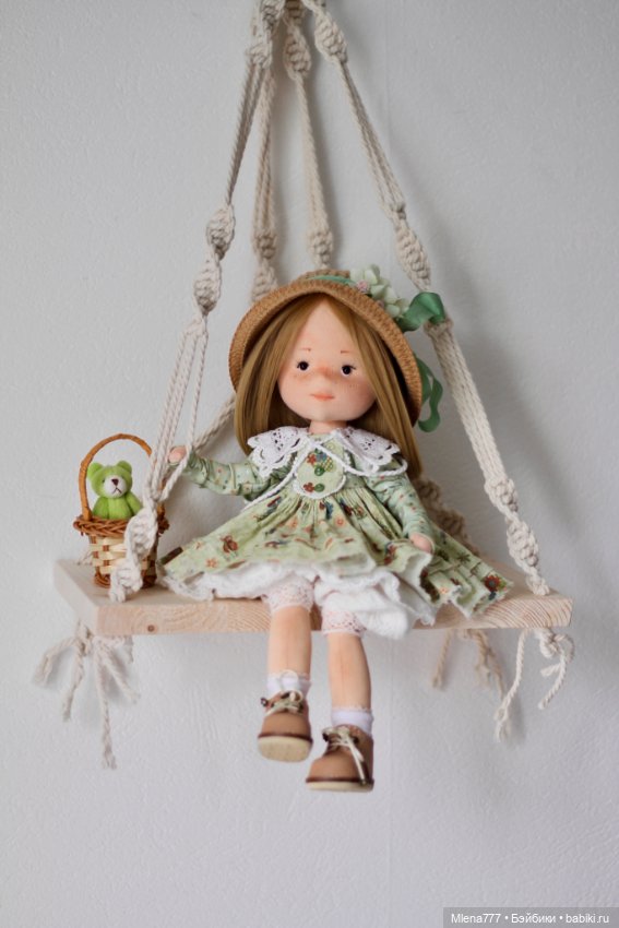 Весенние качели — Авторские текстильные куклы: Вальдорфские (фото 5)