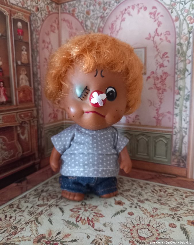 Грустный клоун — Винтажные куклы ГДР (Немки): Бигги (фото 6)