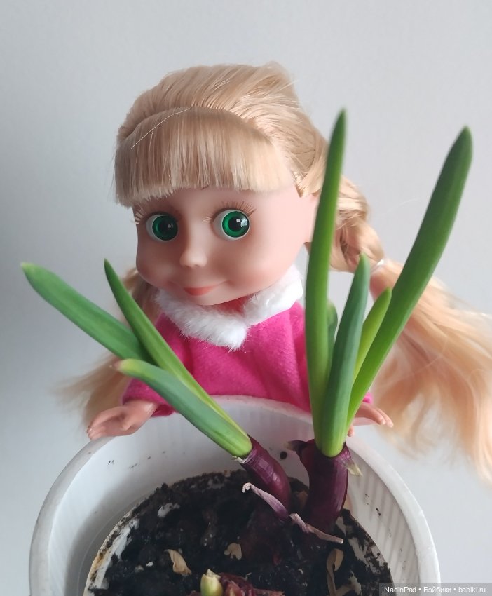 Маша-цветочница — Куклы Маша и Медведь (Simba): Маша в кармашке (фото 6)